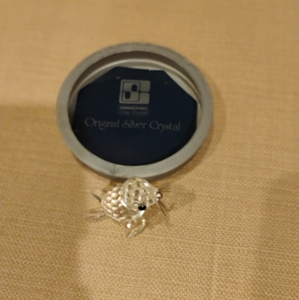Swarovski Silver Crystal Baby Walrus